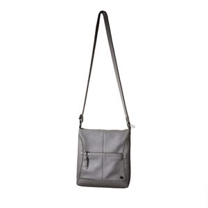 The Sak Iris Crossbody Leather Smoke